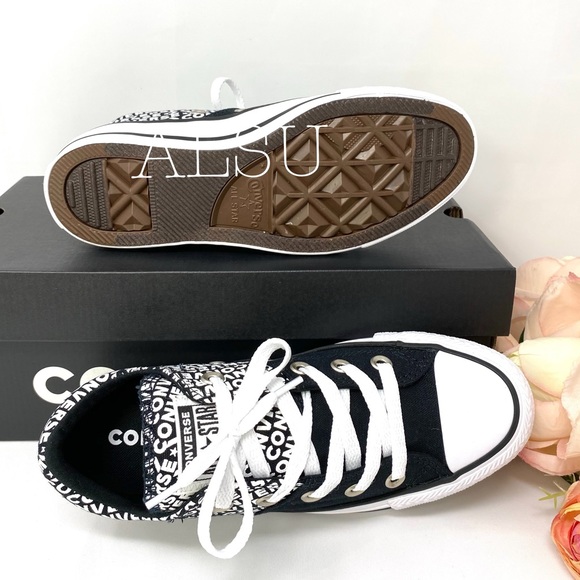 Converse Ctas Madison Low Canvas Black White LogoW - Picture 7 of 10